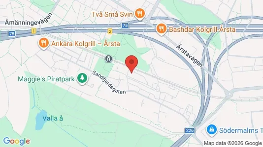 Lägenheter att hyra i Söderort - kort over placeringen