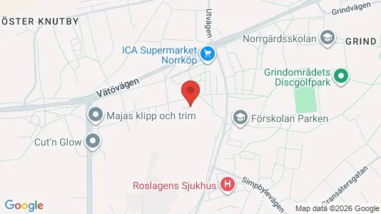 Lägenheter att hyra i Norrtälje - kort over placeringen