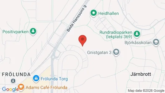 Lägenheter att hyra i Askim-Frölunda-Högsbo - kort over placeringen