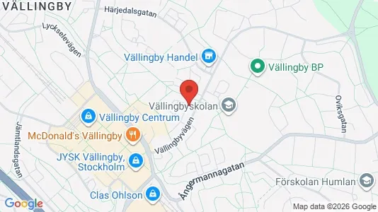 Lägenheter att hyra i Västerort - kort over placeringen
