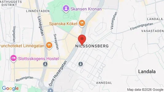 Lägenheter att hyra i Göteborg Centrum - kort over placeringen