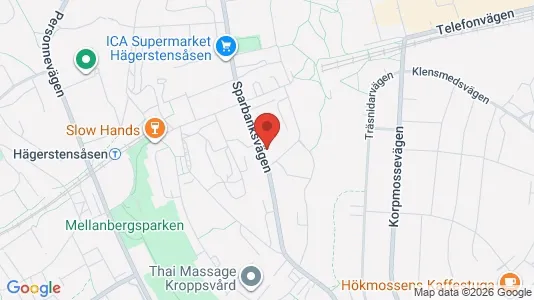Lägenheter att hyra i Söderort - kort over placeringen