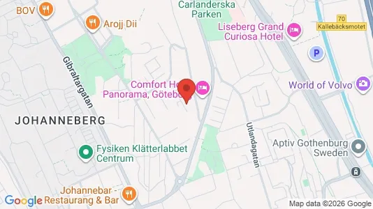 Lägenheter att hyra i Johanneberg - kort over placeringen