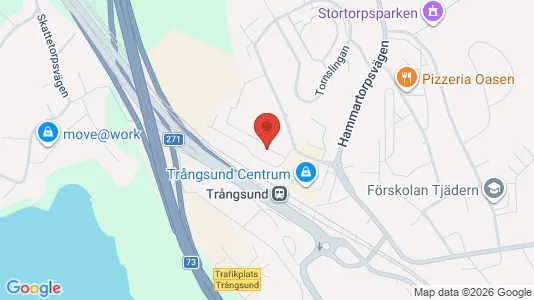 Lägenheter att hyra i Huddinge - kort over placeringen