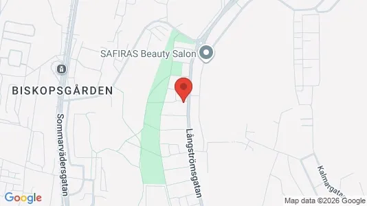 Lägenheter att hyra i Västra hisingen - kort over placeringen