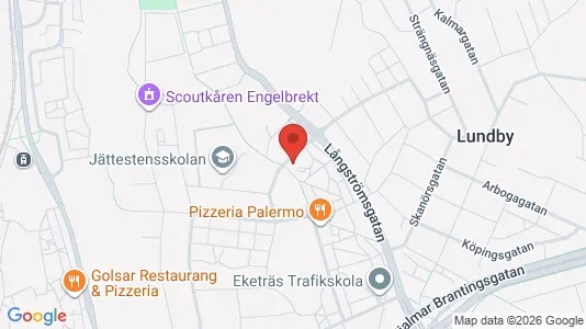 Lägenheter att hyra i Västra hisingen - kort over placeringen