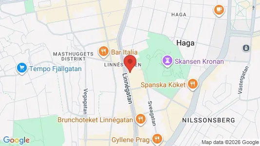 Lägenheter att hyra i Göteborg Centrum - kort over placeringen