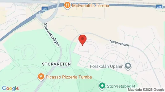 Lägenheter att hyra i Botkyrka - kort over placeringen