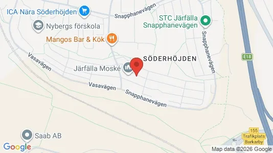 Lägenheter att hyra i Järfälla - kort over placeringen