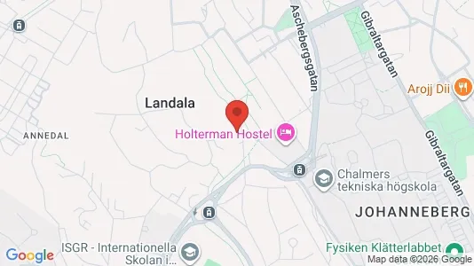 Lägenheter att hyra i Johanneberg - kort over placeringen