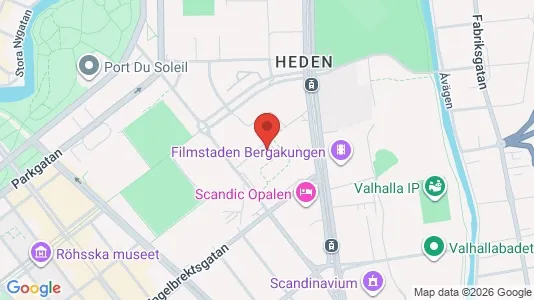 Lägenheter att hyra i Göteborg Centrum - kort over placeringen