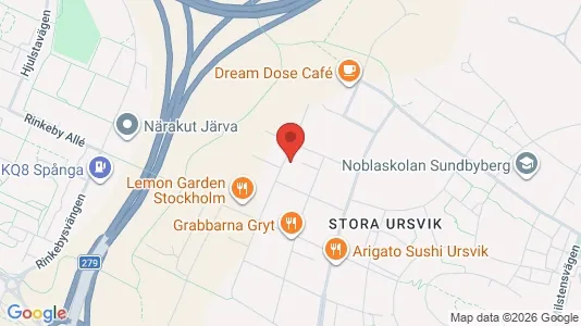 Lägenheter att hyra i Sundbyberg - kort over placeringen