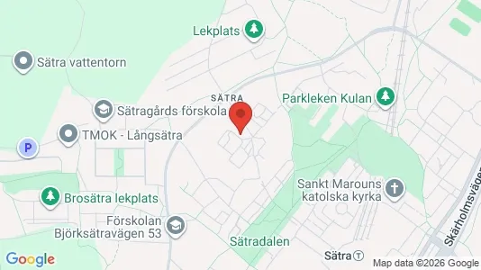 Lägenheter att hyra i Söderort - kort over placeringen