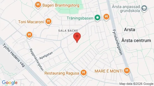 Lägenheter att hyra i Uppsala - kort over placeringen