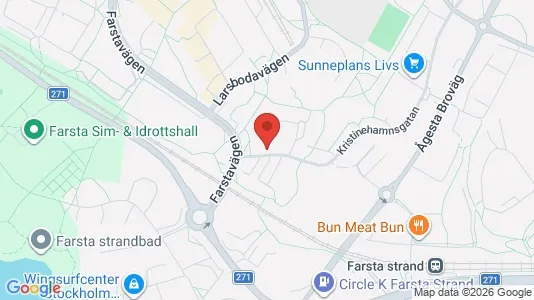 Lägenheter att hyra i Söderort - kort over placeringen