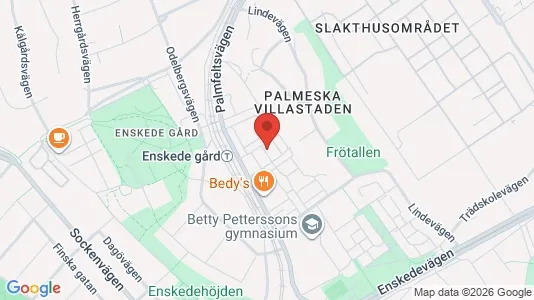Lägenheter att hyra i Hammarbyhamnen - kort over placeringen