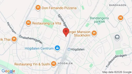 Lägenheter att hyra i Söderort - kort over placeringen