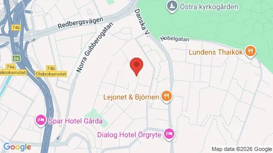 Lägenheter att hyra i Örgryte-Härlanda - kort over placeringen