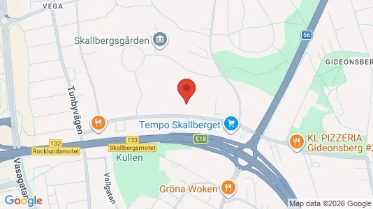 Lägenheter att hyra i Västerås - kort over placeringen