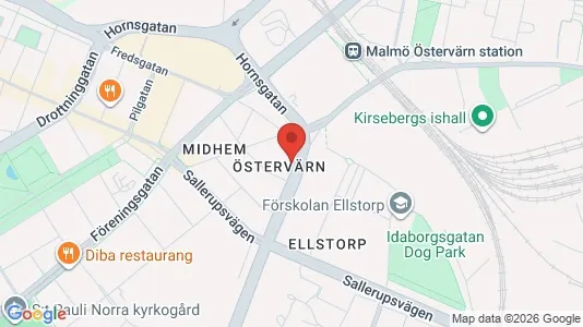 Lägenheter att hyra i Malmö Centrum - kort over placeringen