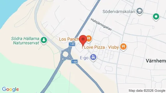 Lägenheter att hyra i Gotland - kort over placeringen