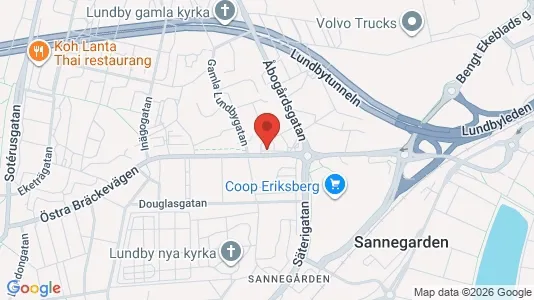 Lägenheter att hyra i Västra hisingen - kort over placeringen
