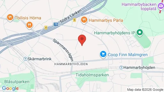 Lägenheter att hyra i Söderort - kort over placeringen