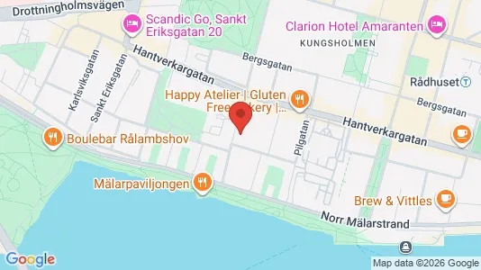 Lägenheter att hyra i Kungsholmen - kort over placeringen