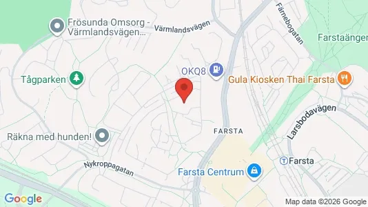 Lägenheter att hyra i Söderort - kort over placeringen