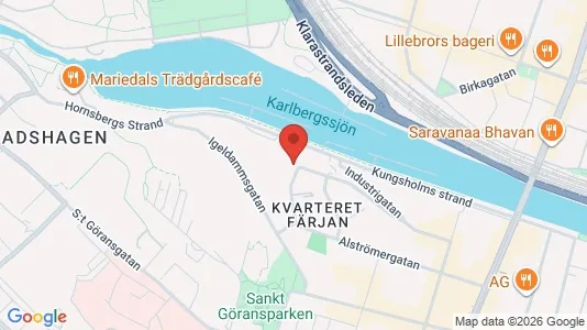 Lägenheter att hyra i Kungsholmen - kort over placeringen