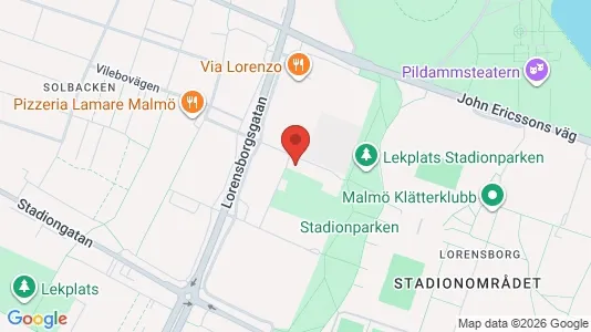 Lägenheter att hyra i Malmö Centrum - kort over placeringen