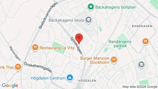 Lägenheter att hyra i Söderort - kort over placeringen