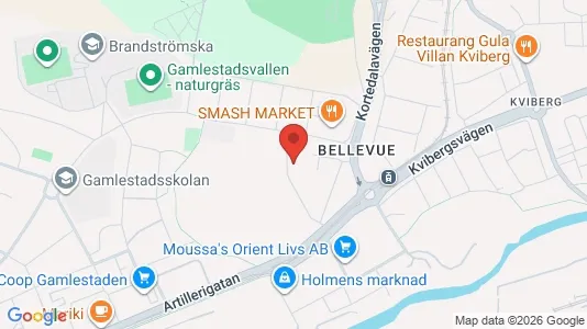 Lägenheter att hyra i Göteborg Östra - kort over placeringen