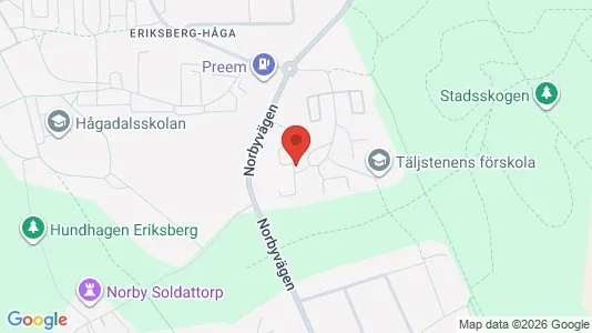 Lägenheter att hyra i Uppsala - kort over placeringen