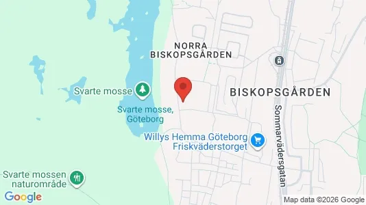 Lägenheter att hyra i Västra hisingen - kort over placeringen