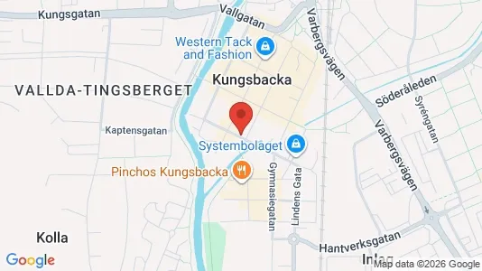 Lägenheter att hyra i Kungsbacka - kort over placeringen