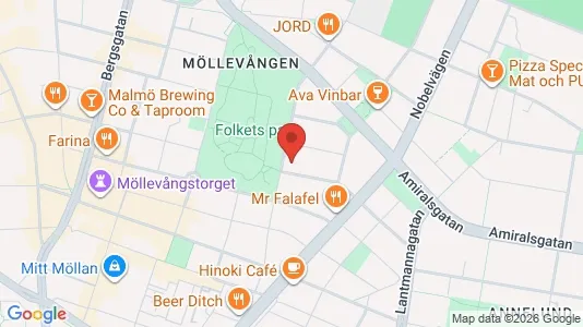 Lägenheter att hyra i Malmö Centrum - kort over placeringen