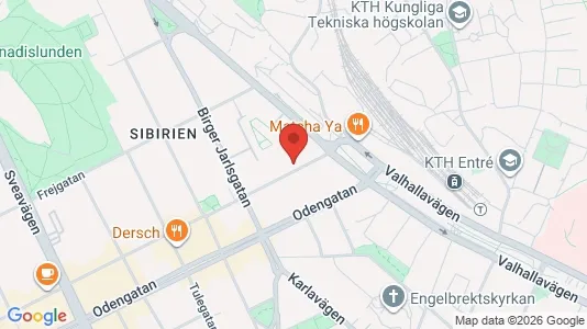 Lägenheter att hyra i Östermalm - kort over placeringen
