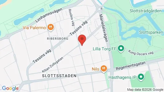 Lägenheter att hyra i Malmö Centrum - kort over placeringen