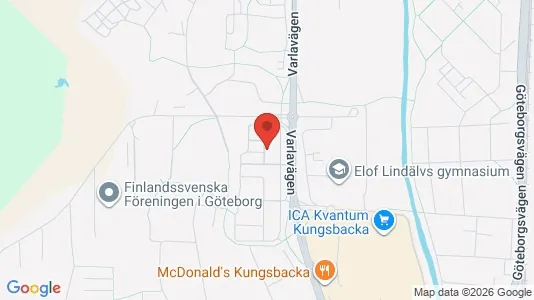 Lägenheter att hyra i Kungsbacka - kort over placeringen