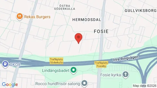 Lägenheter att hyra i Fosie - kort over placeringen