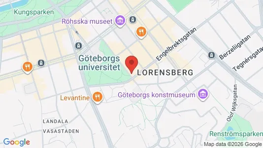 Lägenheter att hyra i Johanneberg - kort over placeringen