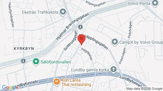 Lägenheter att hyra i Västra hisingen - kort over placeringen
