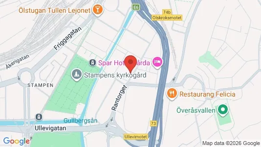 Lägenheter att hyra i Örgryte-Härlanda - kort over placeringen