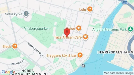 Lägenheter att hyra i Södermalm - kort over placeringen