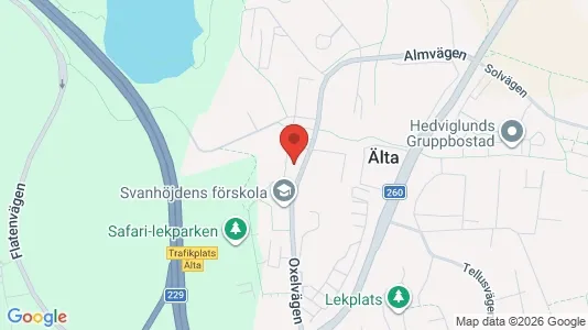 Lägenheter att hyra i Nacka - kort over placeringen