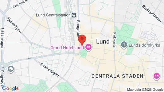 Lägenheter att hyra i Lund - kort over placeringen