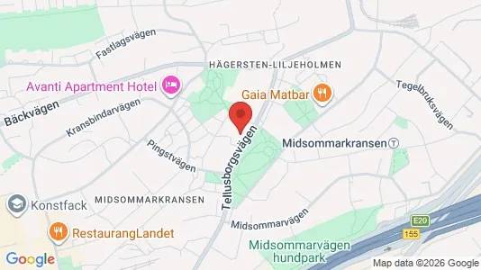 Lägenheter att hyra i Söderort - kort over placeringen