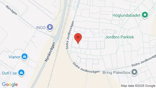 Lägenheter att hyra i Haninge - kort over placeringen