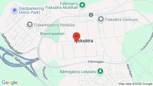 Lägenheter att hyra i Nacka - kort over placeringen
